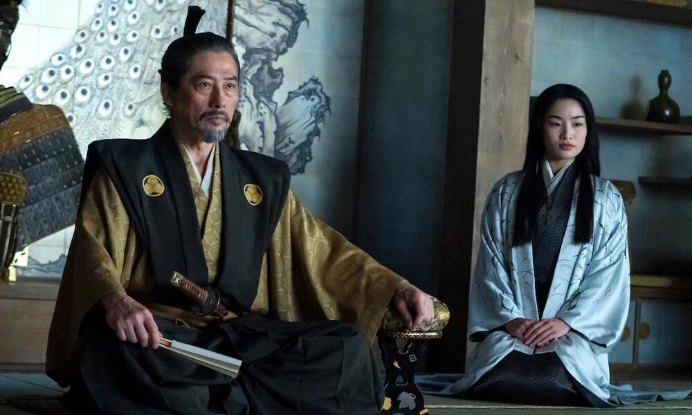 Hiroyuki Sanada und Anna Sawai in "Shogun". | © Disney+