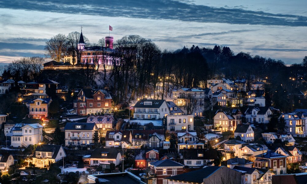Blankenese im Winter | © Adobe Stock/ Carl-Jürgen Bautsch
