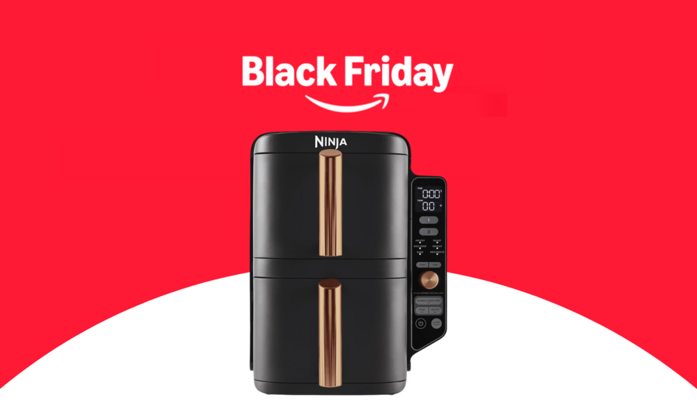 Black Friday 2024: Ninja Heißluftfritteuse mit zwei Fächern aktuell 85 Euro günstiger! | © Amazon