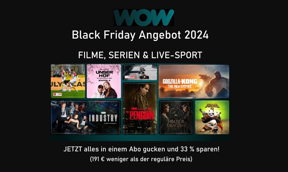 Ab dem 26. November geht der Black Friday bei WOW in die nächste Runde. | © WOW / HÖRZU