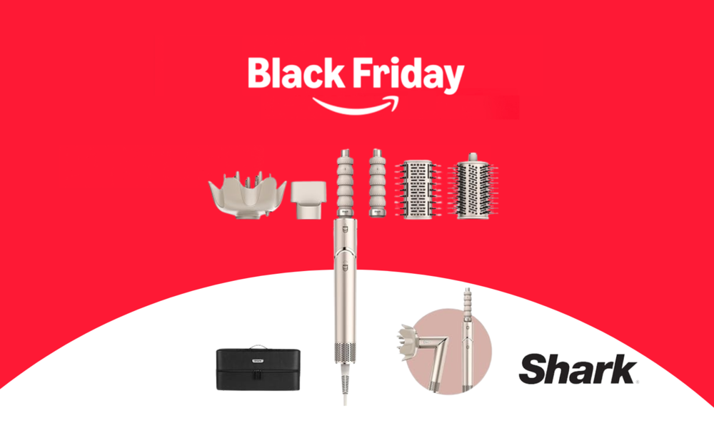Shark FlexStyle: Vielseitiges Haar-Stylinggerät während der Black Friday-Woche mit 100 Euro Rabatt! | © Amazon/Shark