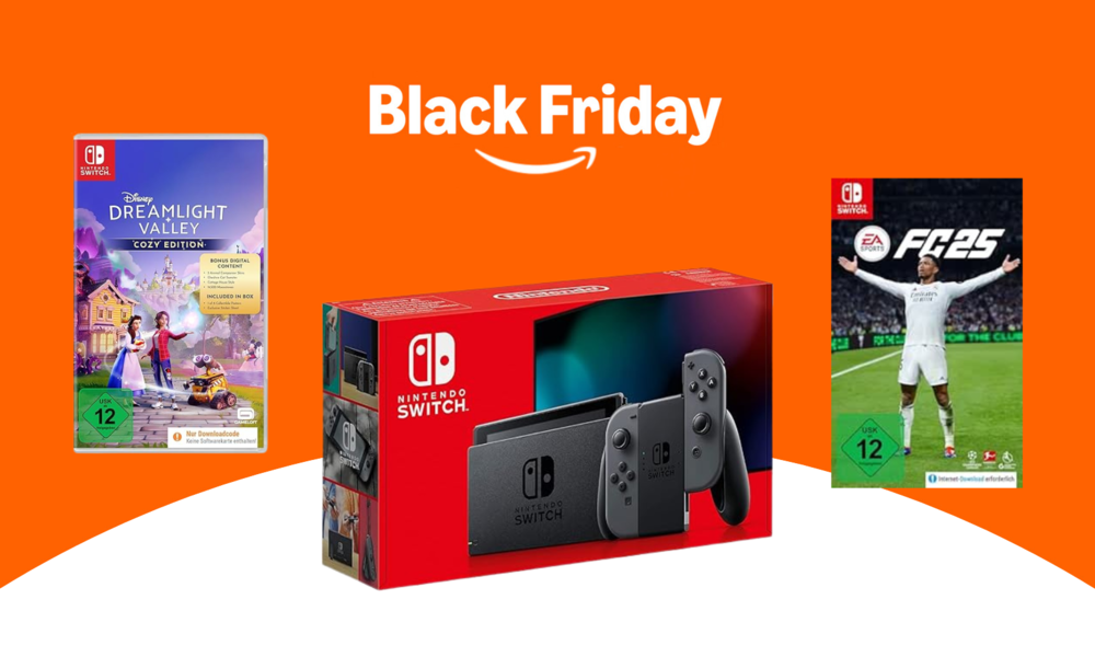 Nintendo Switch und Nintendo Switch Spiele: Auch nach dem Black Friday im Angebot | © Amazon