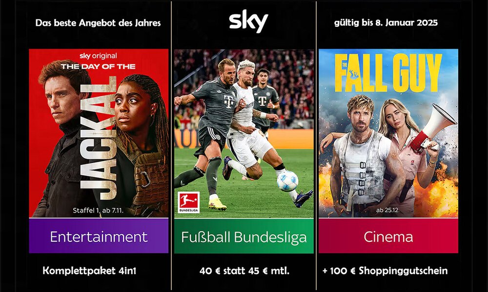 Jetzt das beste Sky-Angebot des Jahres sichern! | © Sky / HÖRZU