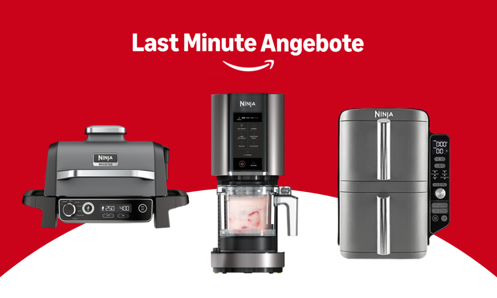 Last Minute-Deals für Ninja Küchengeräte: Holt euch Heißluftfritteusen und Co. jetzt zu Spitzenpreisen! | © Amazon