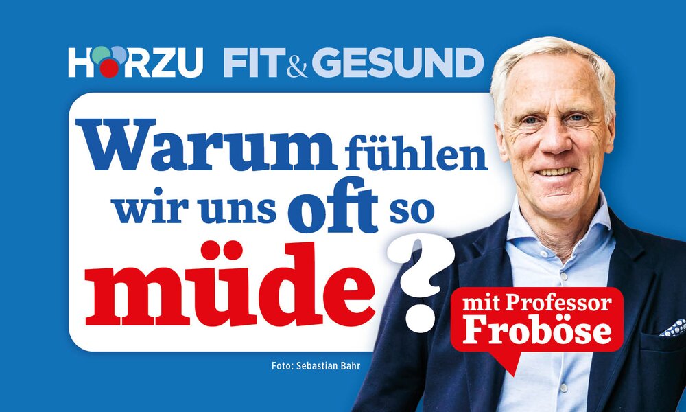 Podcast Fit & Gesund mit Professor Froböse: Was hinter Müdigkeit stecken kann | © HÖRZU