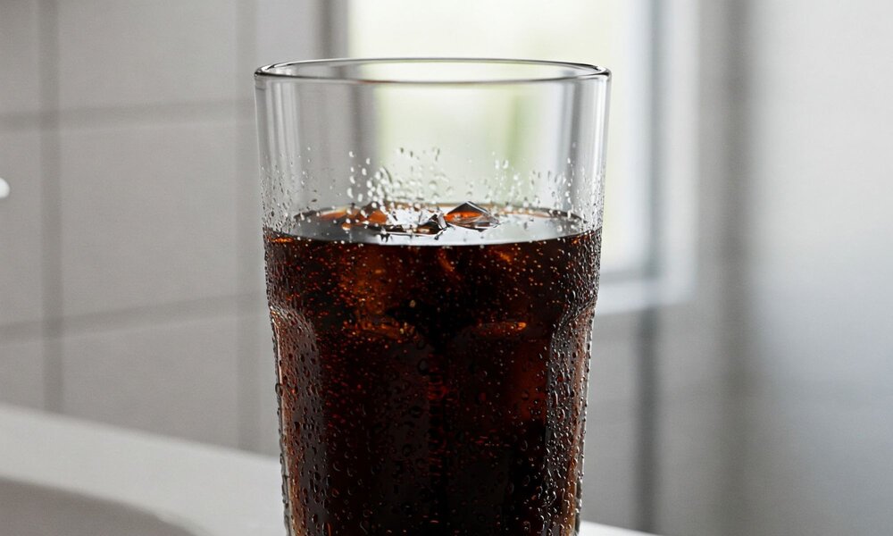 Cola im Badezimmer | © Johanna Steinschulte/KI generiert