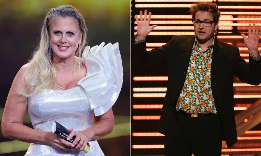 Barbara Schöneberger ließ in ihrem Podcast keine Zweifel daran, wie wichtig ihr Körperkontakt ist. | © l: 2024 Getty Images/Andreas Rentz / r: 2008 Getty Images/Andreas Rentz / Collage: hörzu