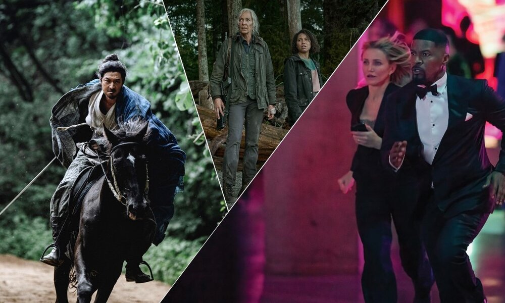 Gehören zu den mitreißendsten Netflix-Actionfilmen: "Uprising" (l.), "Lou" und "Back in Action", zu sehen: Bilder aus den jeweiligen Filmen.  | © Bilder: Netflix / Collage: Hörzu.de