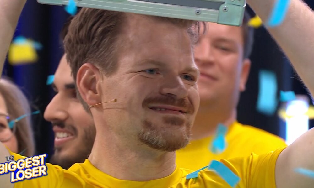 „The Biggest Loser“-Finale 2025: Sieger Ben speckt ganze 68,6 Kilo ab | © SAT./Screenshot