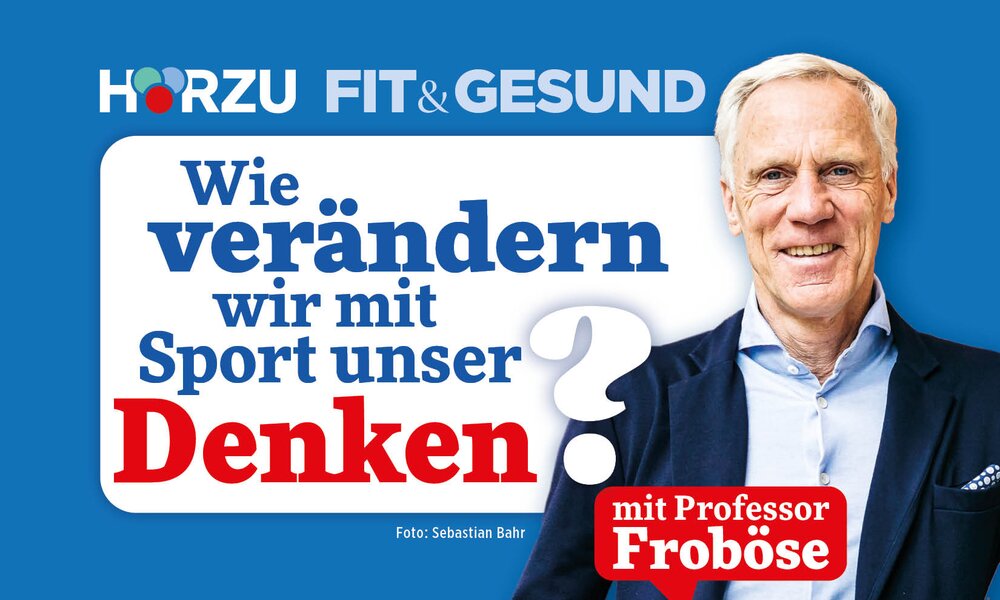 Podcast Fit & Gesund mit Professor Froböse: Wie wir mit Sport unser Denken verändern | © HÖRZU