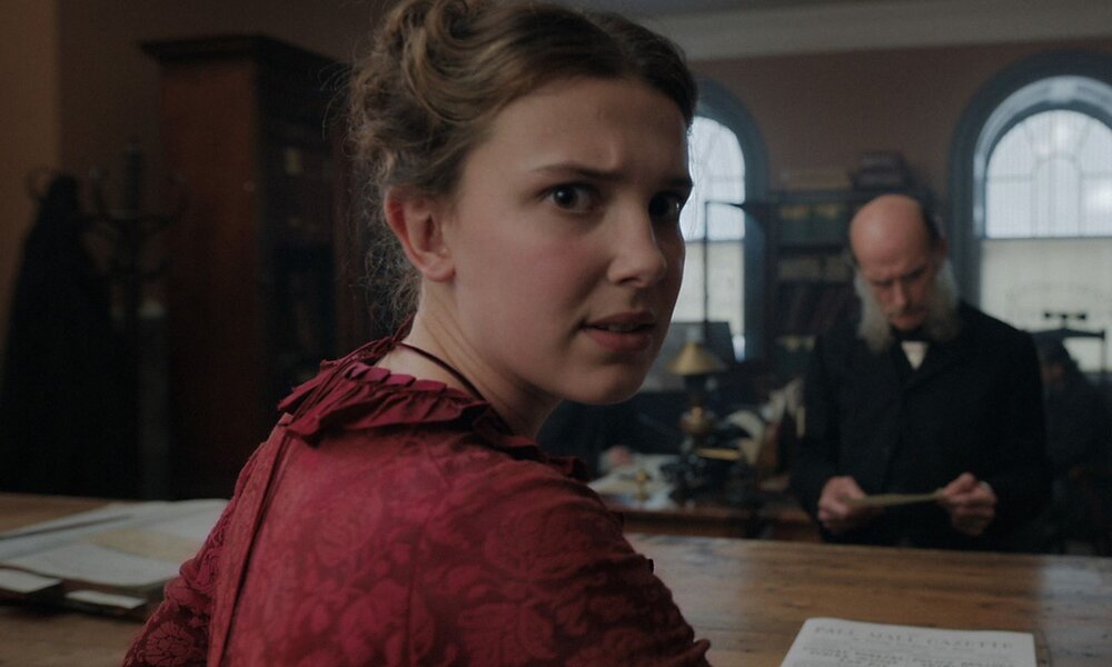 Millie Bobby Brown ermittelt bereits zum dritten Mal als "Enola Holmes" (Bild aus dem ersten Film). | © Netflix