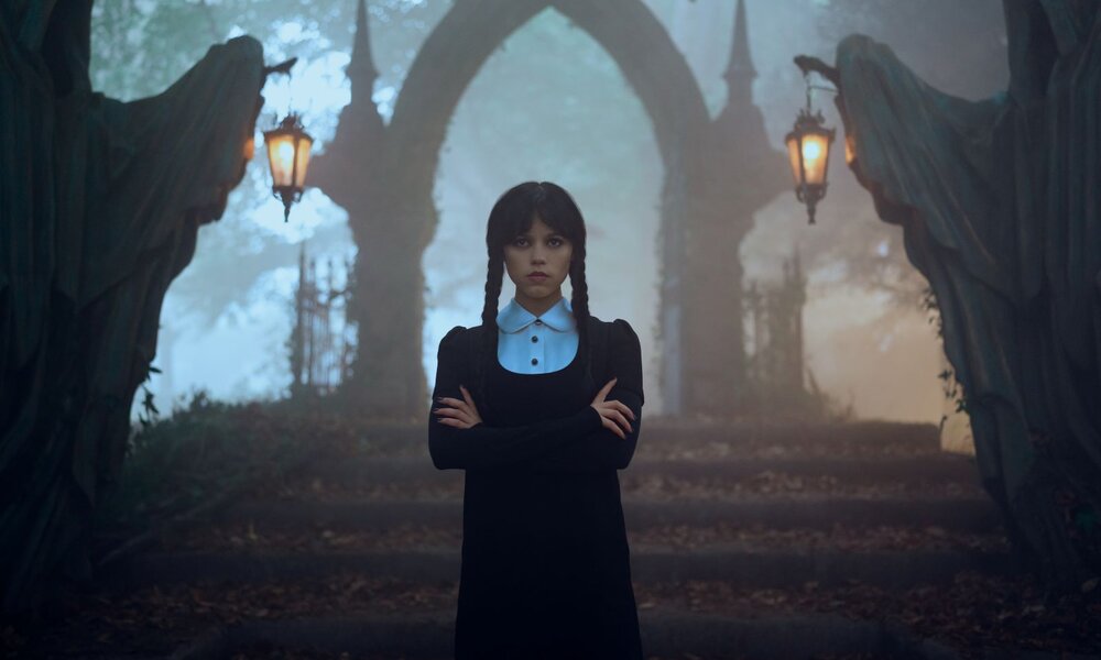  Jenna Ortega als Wednesday Addams.   | © Netflix