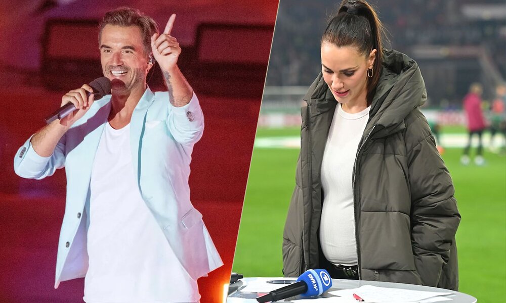 Vertritt Florian Silbereisen Esther Sedlaczek während der Babypause? | © Imago