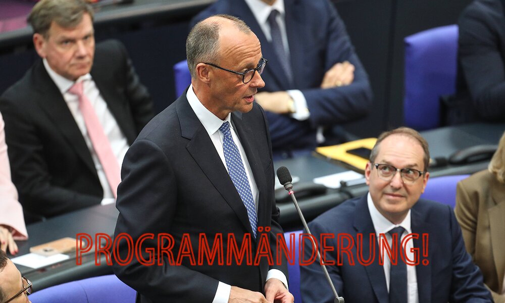 Nach der holprigen Kanzlerwahl: Programmänderung im Ersten | © Imago