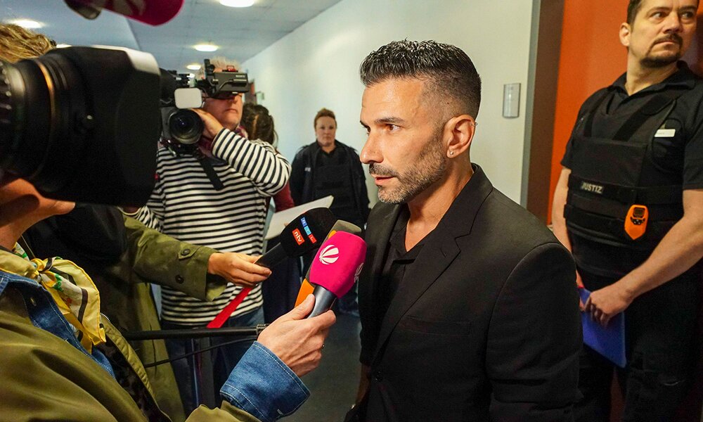 Marc Terenzi vor dem Prozess in Hamburg. | © Imago