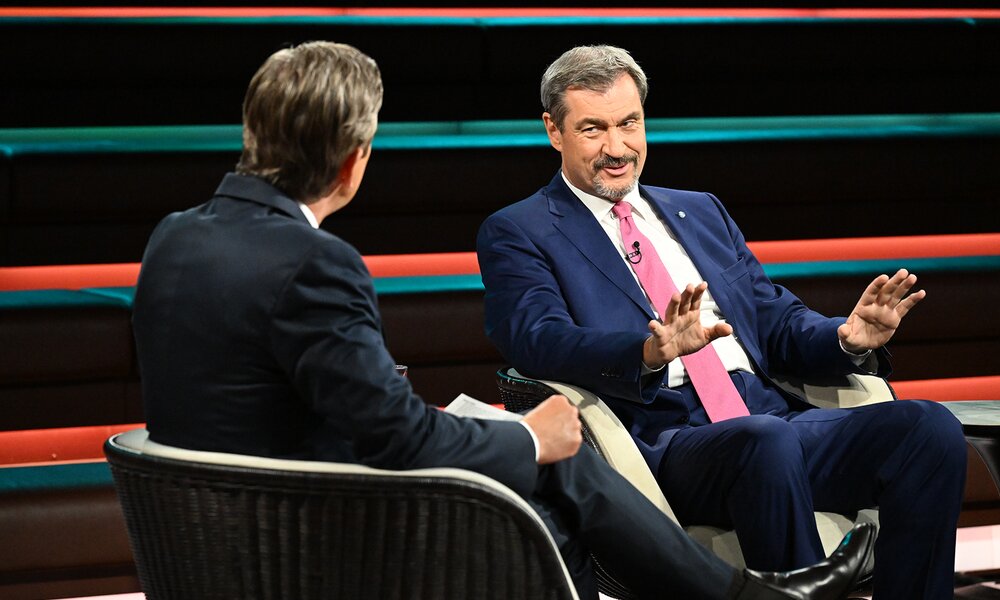 "Markus Lanz": Bei dieser heiklen Frage kneift Markus Söder | © ZDF