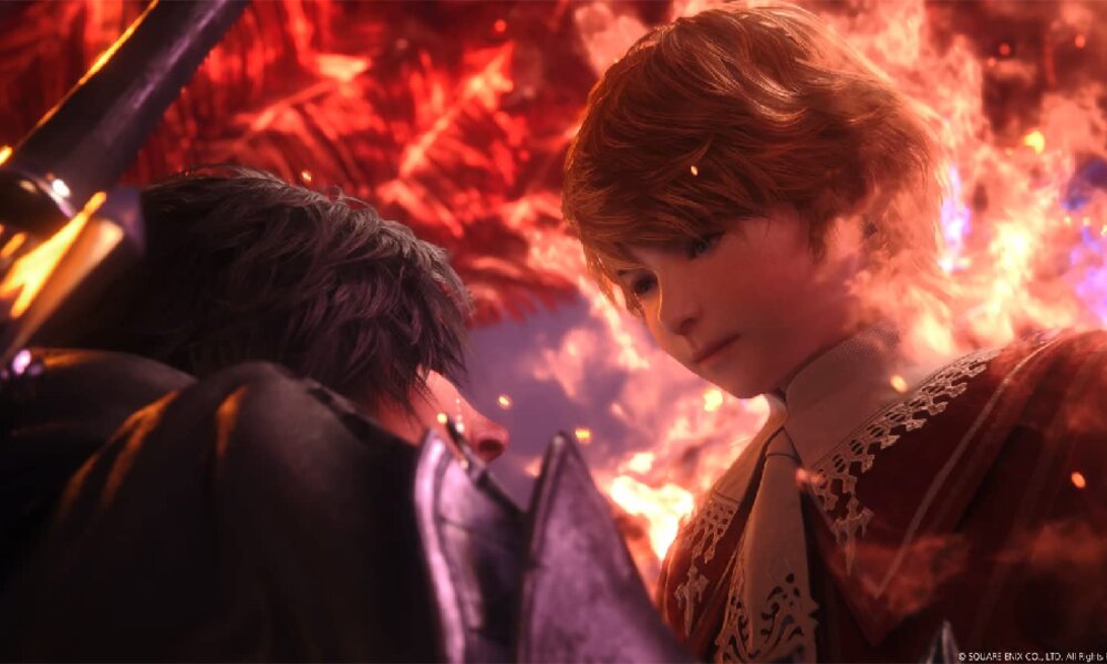 Die Hauptcharaktere aus dem PS5-Spiel "Final Fantasy 16" | © Amazon