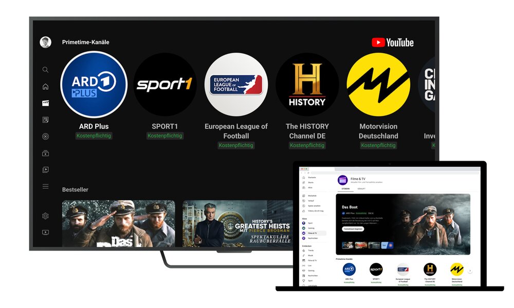 YouTube Primetime Channels neu in Deutschland | © YouTube