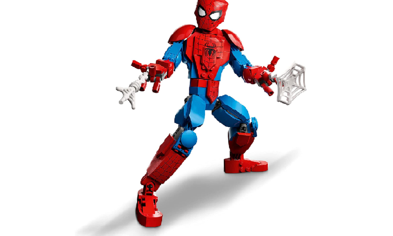 Voll bewegliche Spider Man Figur aus Lego | © Amazon