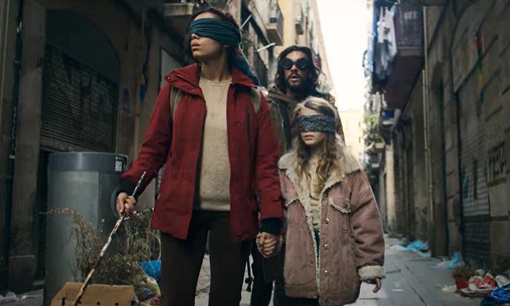 Szene aus dem Netflix-Film "Bird Box Barcelona" | © Netflix/Screenshot Trailer