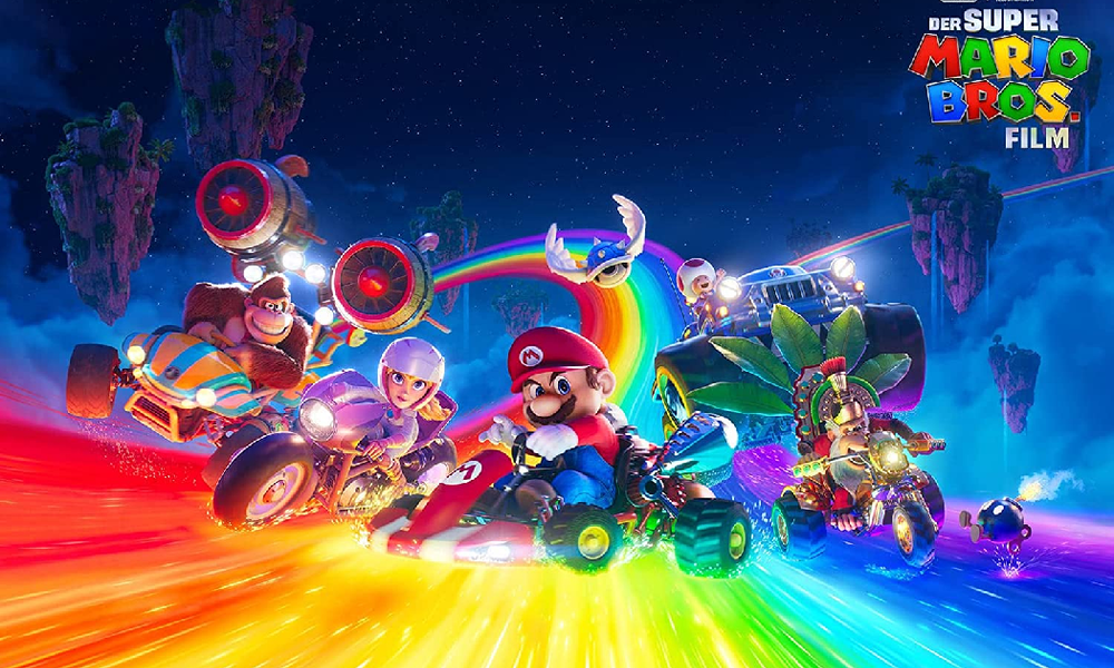 Die Charaktere aus dem "Super Mario BRos"-Film auf der Mario-Kart-Strecke | © Amazon