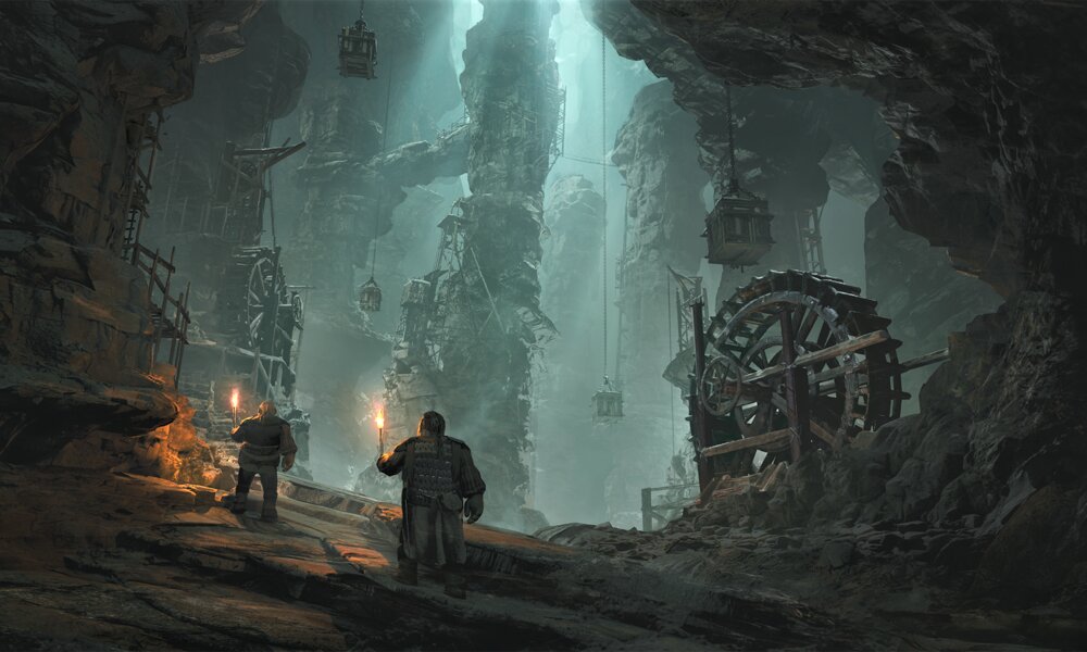 Artwork aus Return to Moria | © North Beach Games