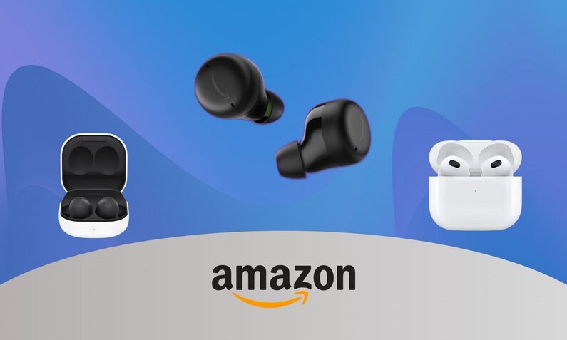 Amazon Echo Buds mit verschiedenen Hüllen | © Amazon