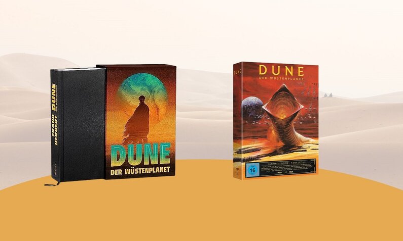 Dune-Roman und Dune-Film als Luxuseditionen | © Amazon