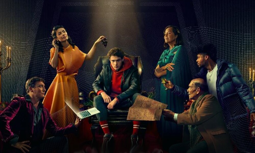 Artwork zur Paramount+ Serie "Eine Billion Dollar" mit Philip Froissant und anderen | © Paramount+