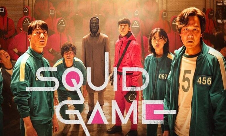 Bekannte Figuren aus der Squid-Game-Serie nebeneinander | © The Trailblazer