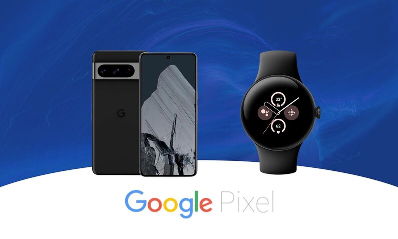 Google Pixel 8 Pro und Google Pixel Watch 2 | © Amazon