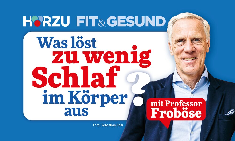 Podcast Fit & Gesund mit Professor Froböse: Wie wir besser schlafen | © HÖRZU