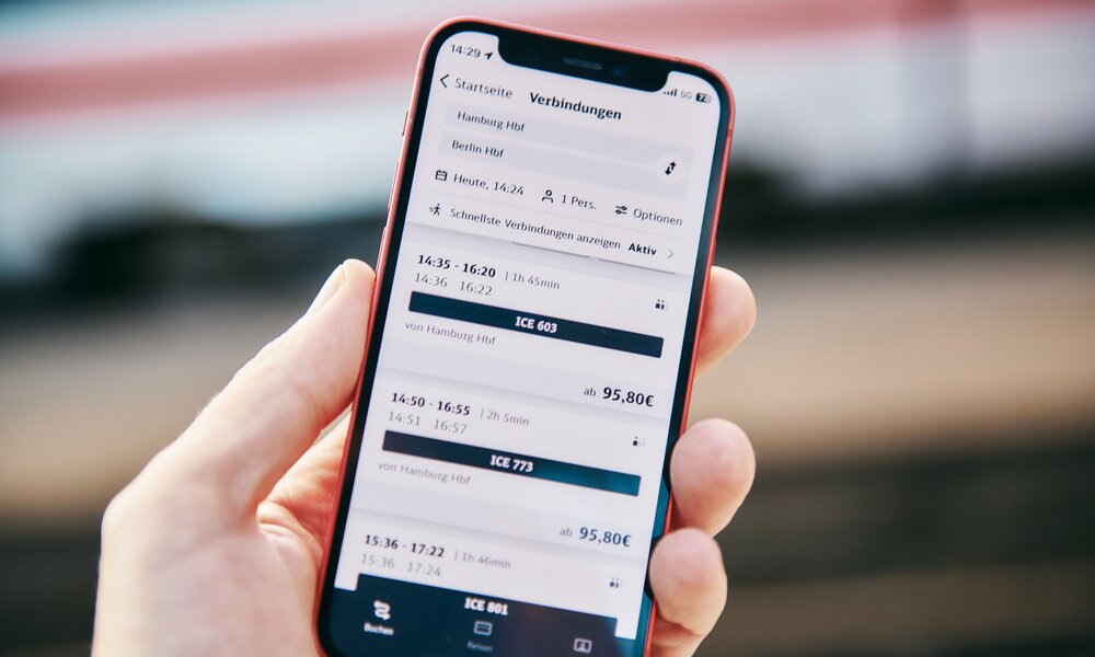 DB Navigator App | © Deutsche Bahn AG / Dominic Dupont