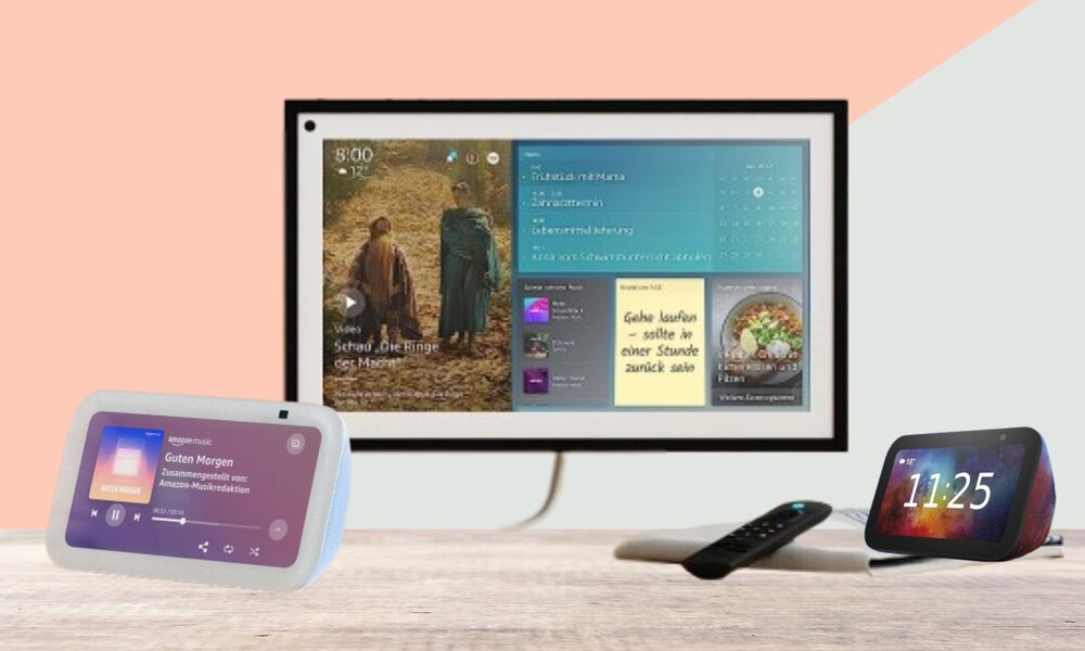 Echo Show-Bildschirm in verschiedenen Ausführungen und Größen | © Amazon