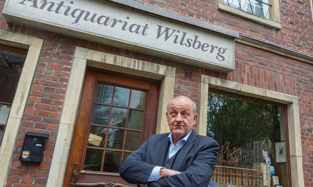 Das Antiquariat von „Wilsberg“ befindet sich in der Frauenstraße 49. | © ZDF