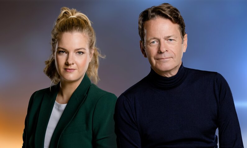 Conny Neumeyer und Rudi Cerne  | © ZDF / Nadine Rupp