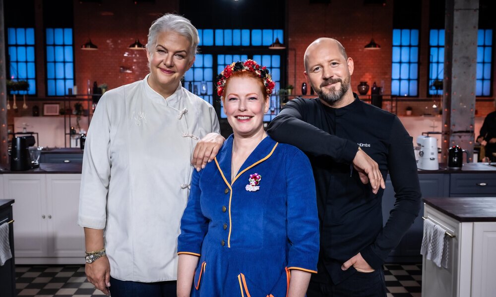 Bettina Schliephake-Burchardt, Enie van de Meiklokjes und Christian Hümbs | © SAT.1/Claudius Pflug