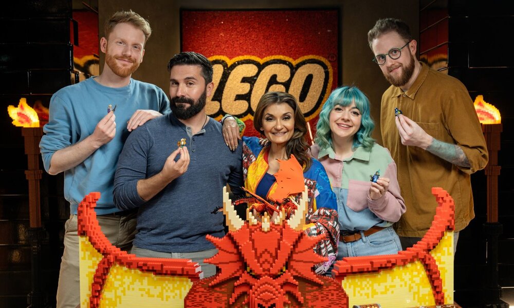 Gruppenbild vom Spieleabend | © LEGO House / D&D Night / LEGO® Ideas DUNGEONS & DRAGONS