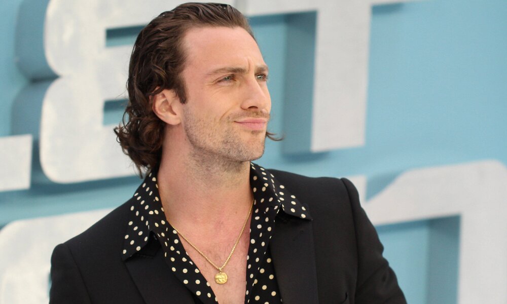 Aaron Taylor-Johnson bei der Premiere von "Bullet Train" 2022. | © Imago