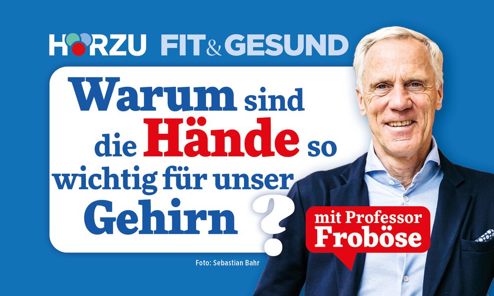 Warum sind die Hände so wichtig für unser Gehirn? | © HÖRZU