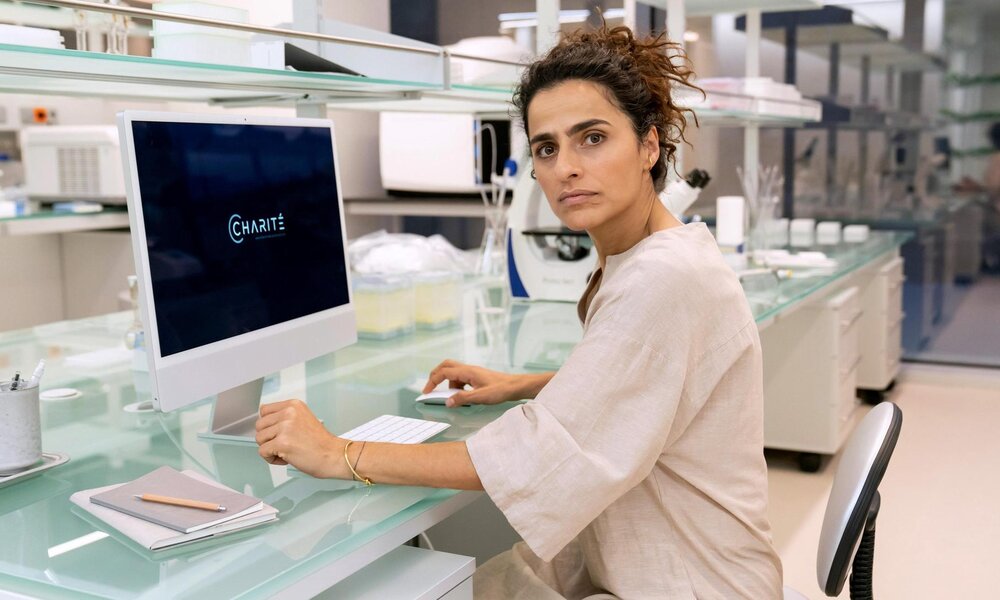 In der neuen "Charité"-Staffel will Dr. Maral Safadi (Sesede Terziyan spielt die Hauptrolle) einem tödlichen Erreger auf die Spur kommen. | © ARD