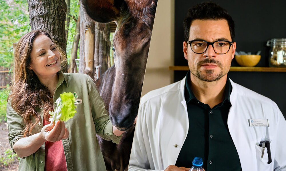 Dr. Susanne Mertens (Elisabeth Lanz) bekommt Dr. Matteo Berger (Tobias Licht) einen neuen Kollegen im Leipziger Zoo | © ARD / ZDF