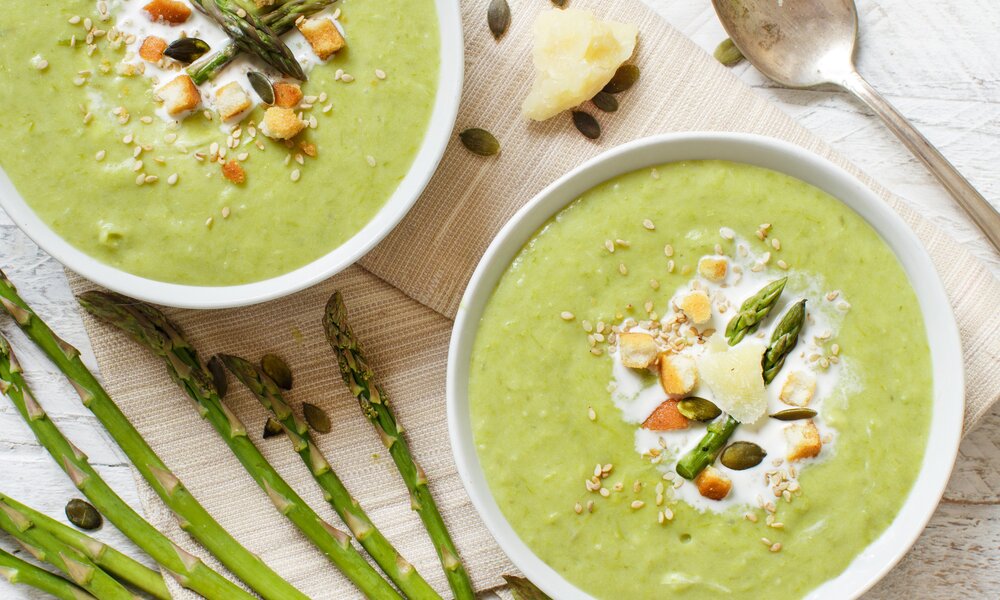 Grüne Spargelcremesuppe: Das einfache und schnelle Grundrezept