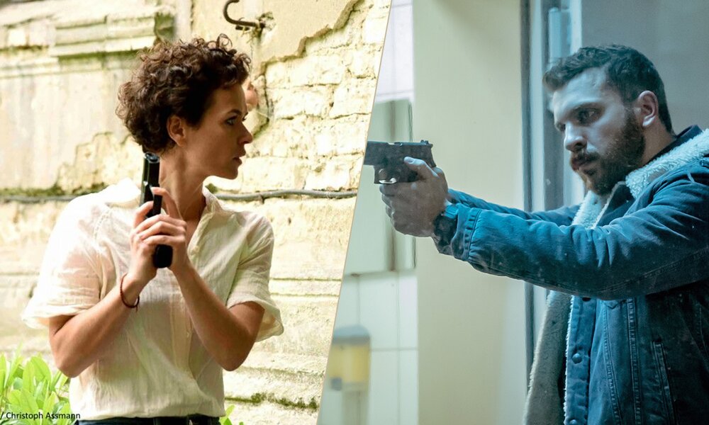 Melika Foroutan und Edin Hasanović sind das neue Ermittler-Duo im Frankfurter "Tatort". | © ARD / ZDF
