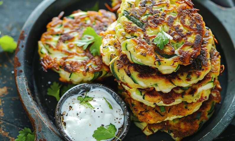 Unglaublich lecker: Knusprige Low Carb Zucchini-Kartoffelpuffer ohne Mehl