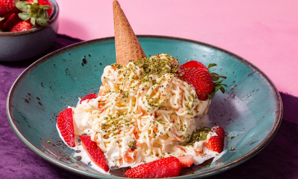 Spaghetti Eis im Teller | © gettyimages.de/Professional food and product photographer and styler