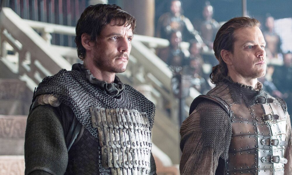 Pedro Pascal und Matt Damon im Film "The Great Wall" | © ddp images/Jasin Boland/Universal Pictures/Everett Collection