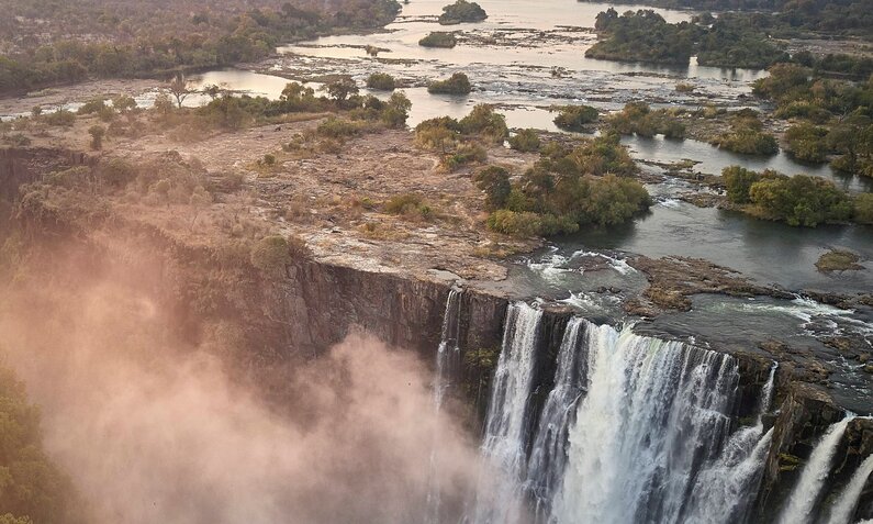 Afrika von oben Viktoriafälle | © IMAGO / Westend61