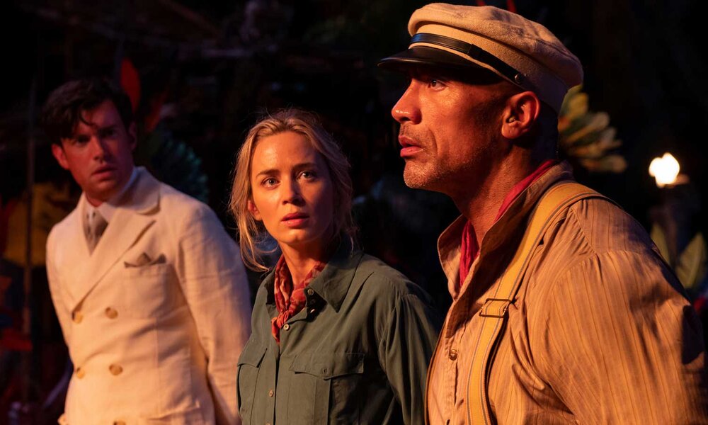 Emily Blunt und Dwayne Johnson in "Jungle Cruise" | © Disney