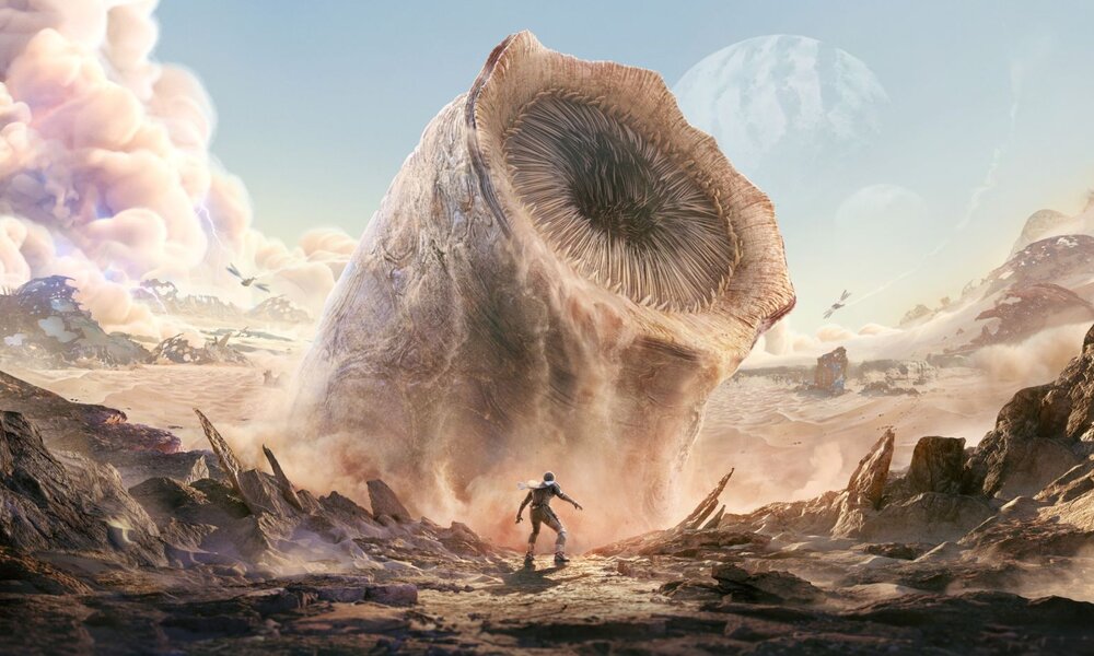 Sandwurm-Artwork von Dune Awakening | © Funcom